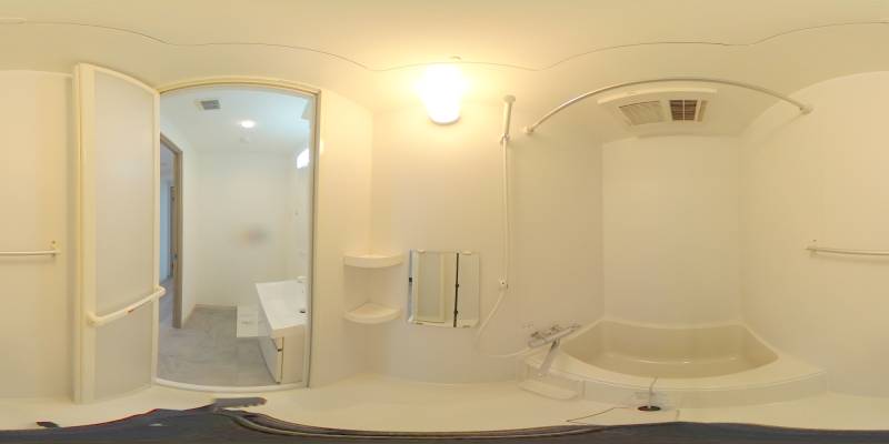 パノラマ画像バスルーム