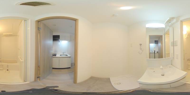 パノラマ画像洗面所