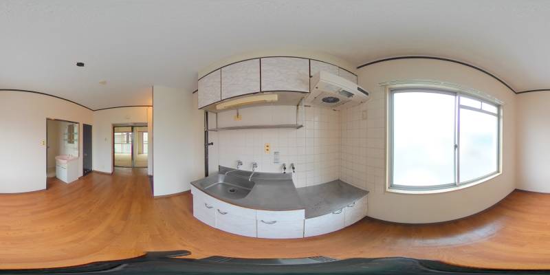 パノラマ画像キッチン