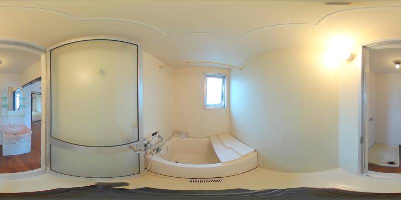 パノラマ画像バスルーム