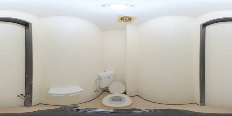 パノラマ画像トイレ