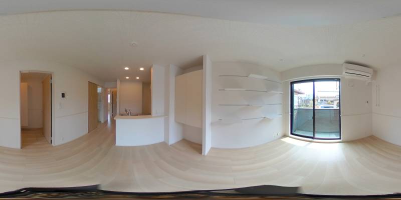 パノラマ画像リビング