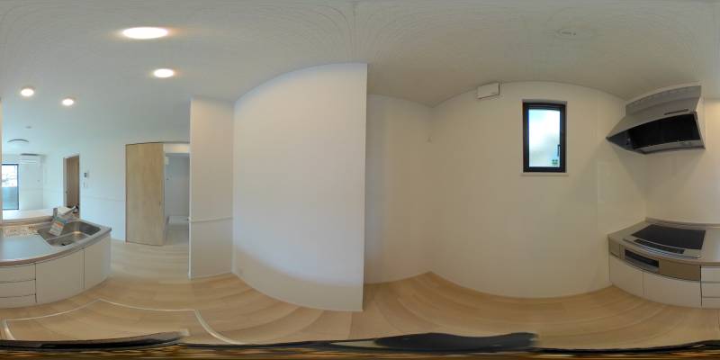 パノラマ画像キッチン
