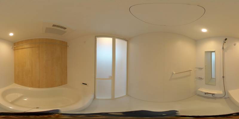 パノラマ画像バスルーム