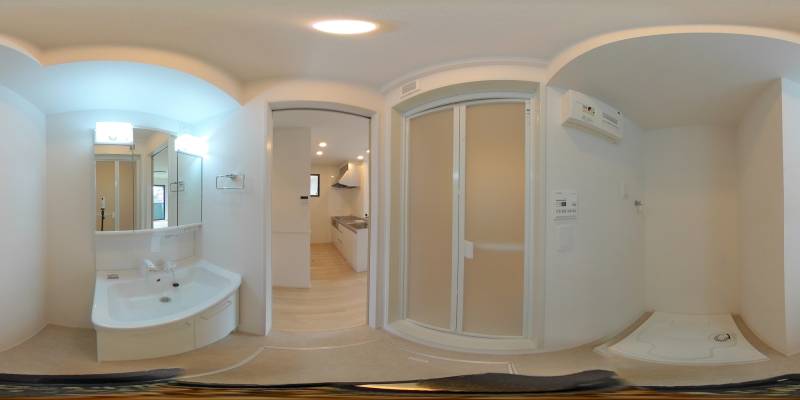 パノラマ画像洗面所