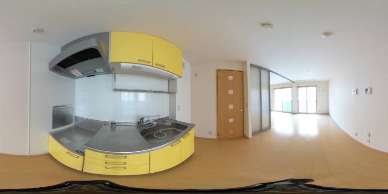 パノラマ画像キッチン