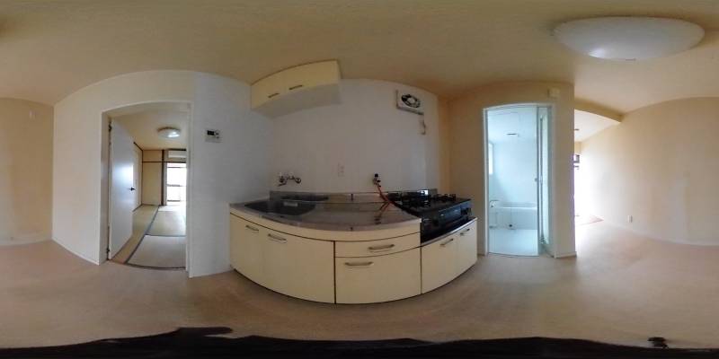 パノラマ画像キッチン