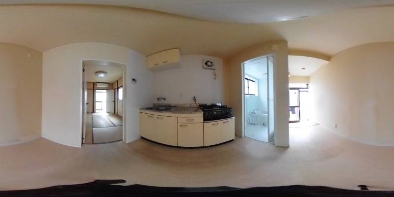 パノラマ画像キッチン