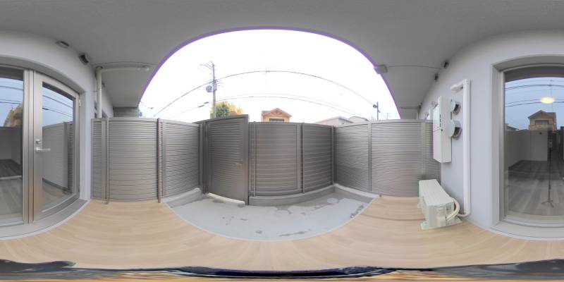 パノラマ画像バルコニー