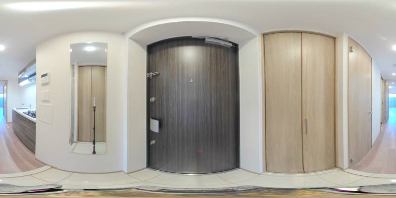 パノラマ画像玄関