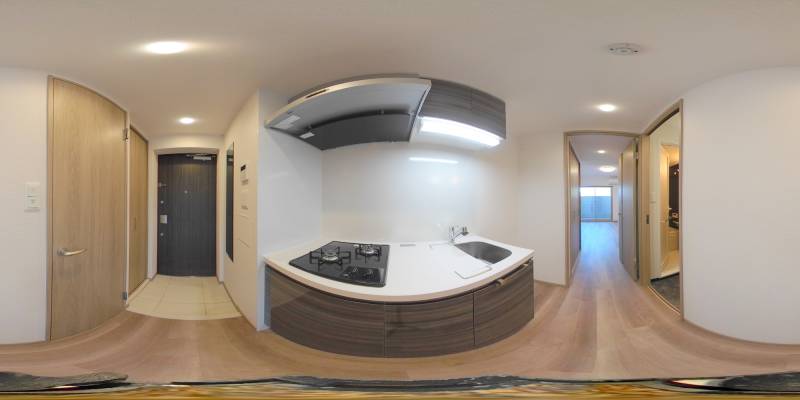 パノラマ画像キッチン