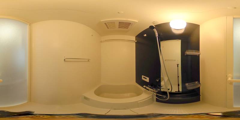 パノラマ画像バスルーム