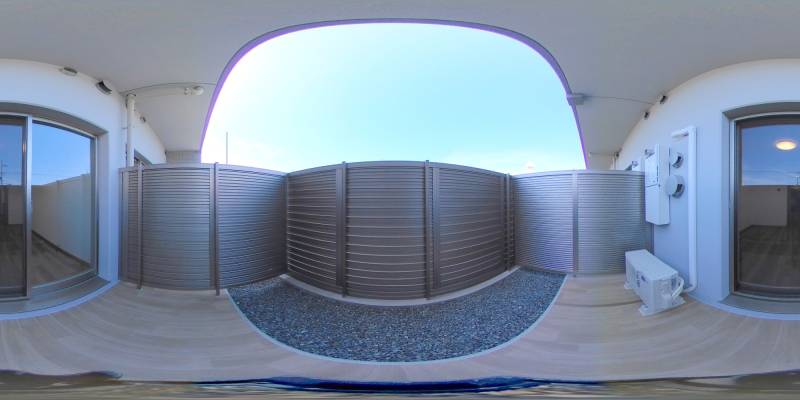 パノラマ画像バルコニー