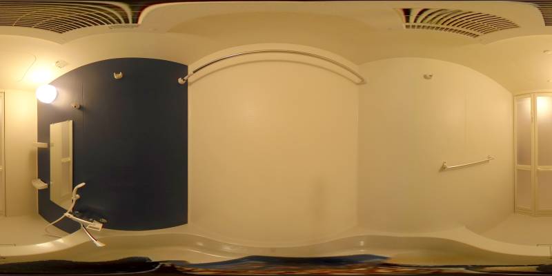 パノラマ画像バスルーム