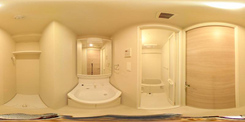 パノラマ画像洗面所