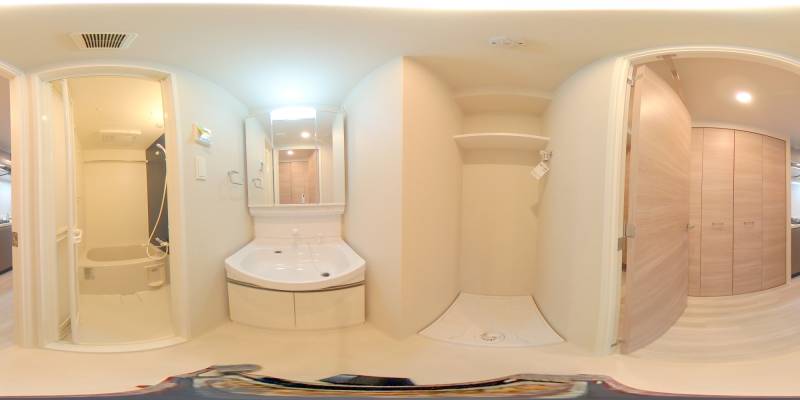 パノラマ画像洗面所