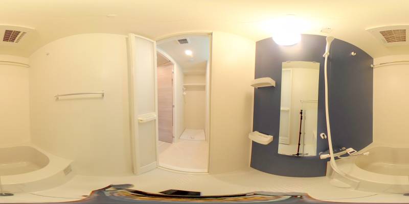 パノラマ画像バスルーム