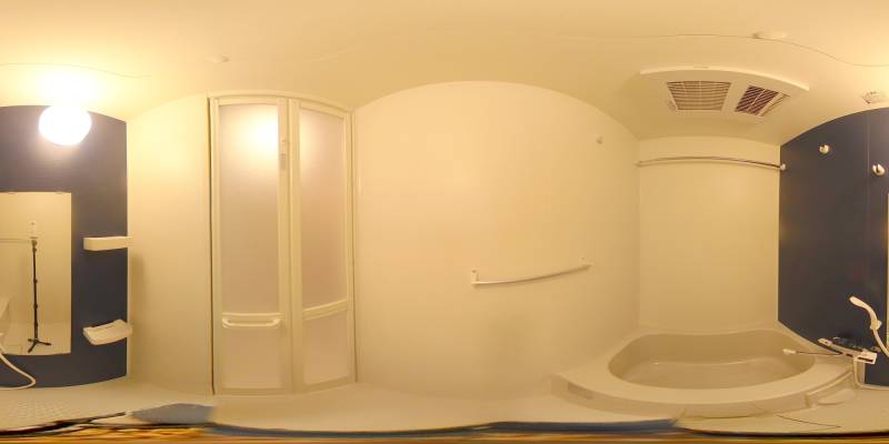 パノラマ画像バスルーム