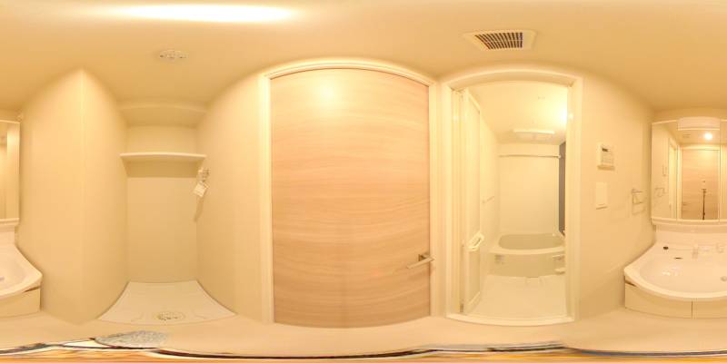 パノラマ画像洗面所