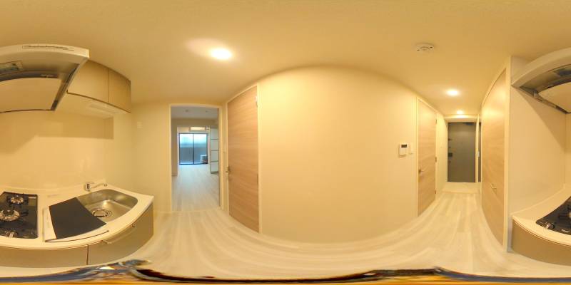 パノラマ画像キッチン