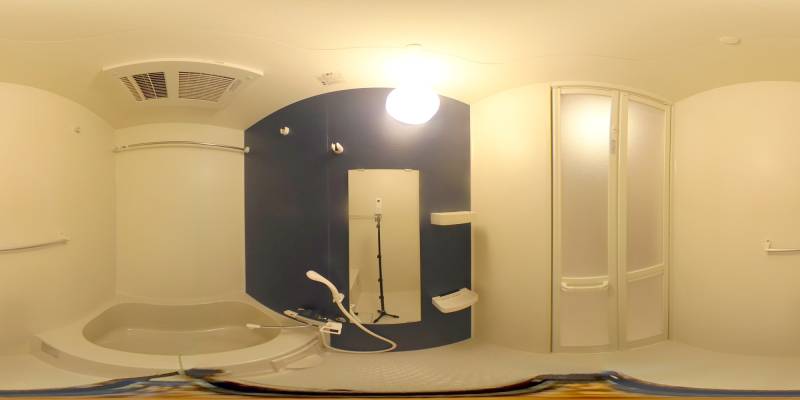 パノラマ画像バスルーム