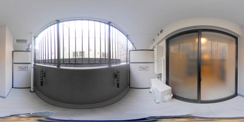 パノラマ画像バルコニー