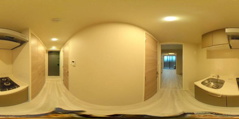 パノラマ画像キッチン