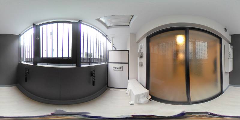 パノラマ画像バルコニー