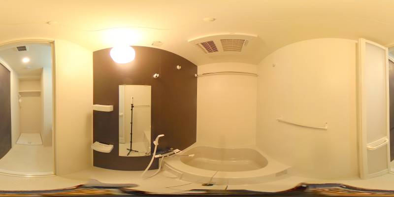 パノラマ画像バスルーム