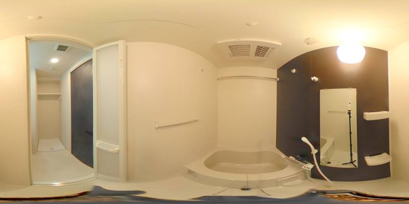 パノラマ画像バスルーム