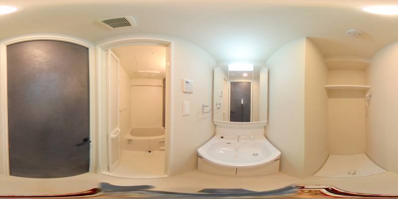 パノラマ画像洗面所