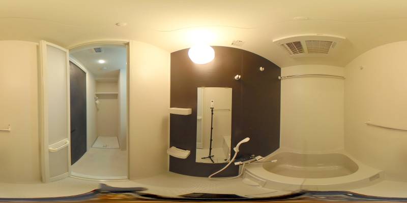 パノラマ画像バスルーム