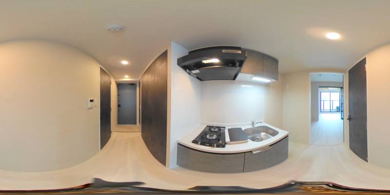 パノラマ画像キッチン