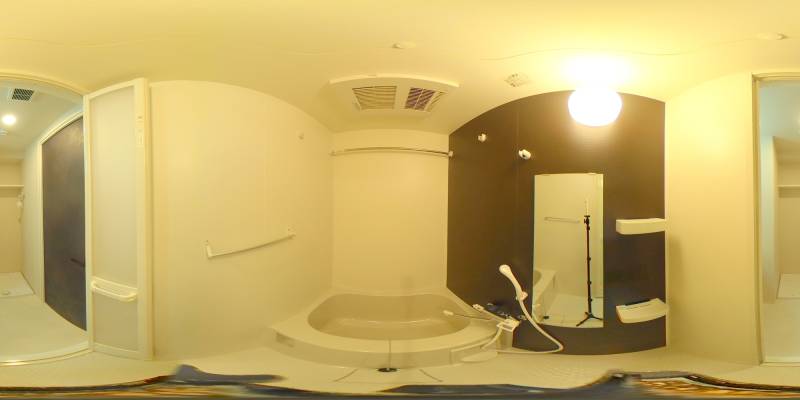 パノラマ画像バスルーム