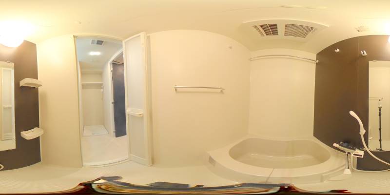 パノラマ画像バスルーム