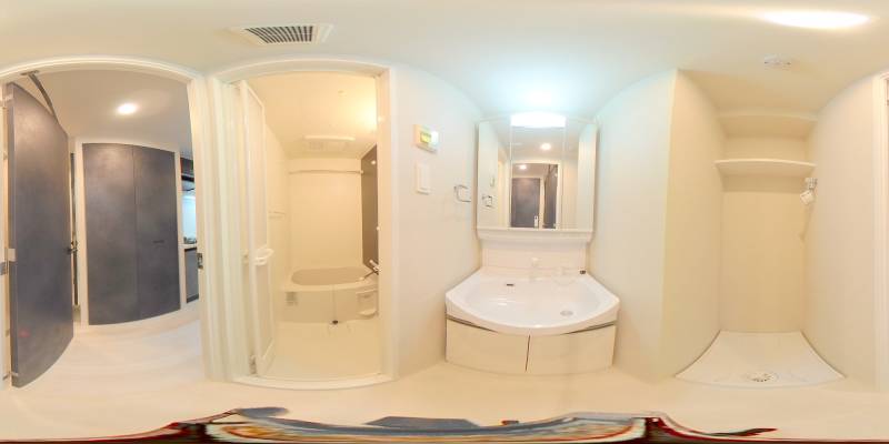 パノラマ画像洗面所