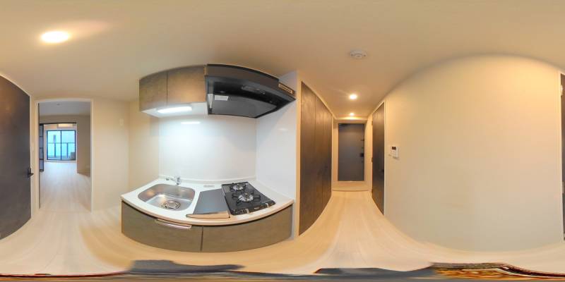 パノラマ画像キッチン