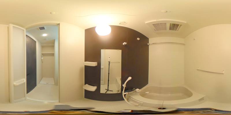 パノラマ画像バスルーム