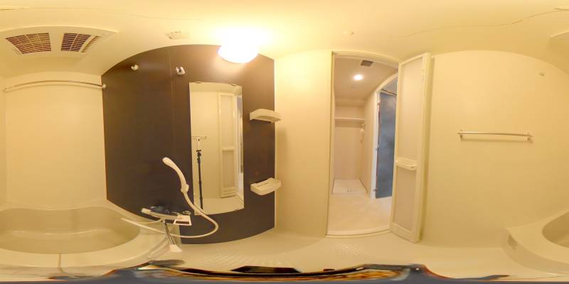 パノラマ画像バスルーム