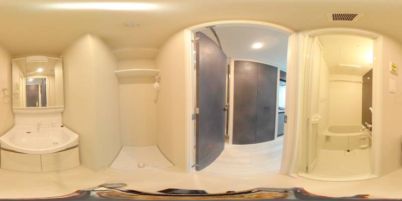 パノラマ画像洗面所