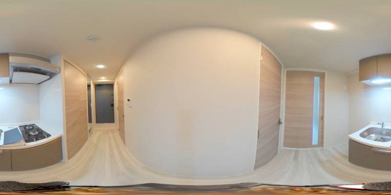 パノラマ画像キッチン