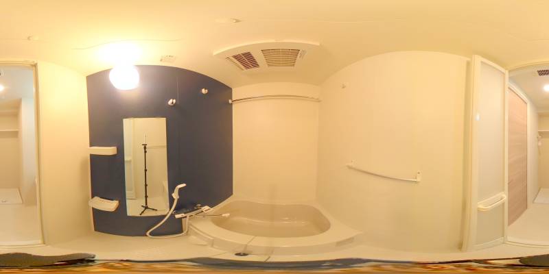 パノラマ画像バスルーム