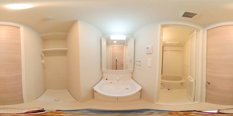 パノラマ画像洗面所