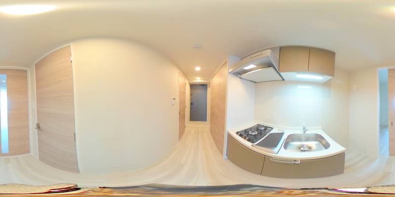 パノラマ画像キッチン