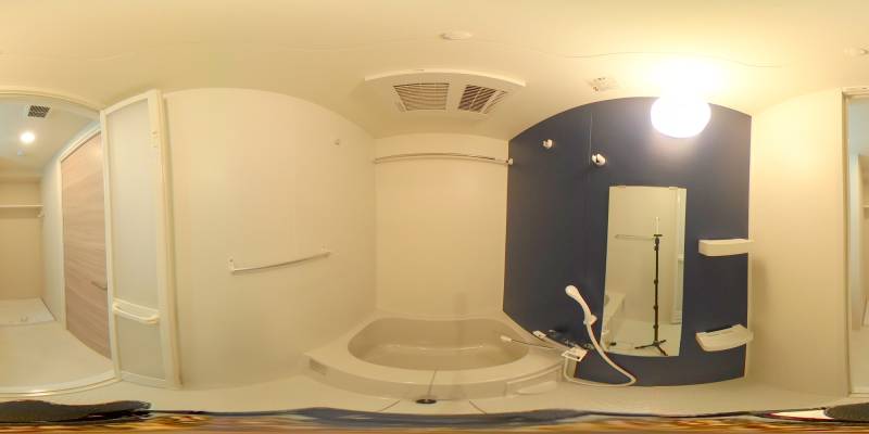 パノラマ画像バスルーム