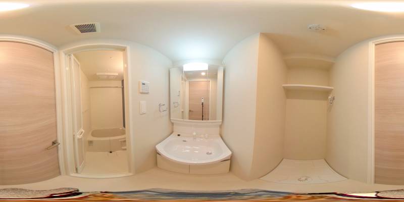 パノラマ画像洗面所