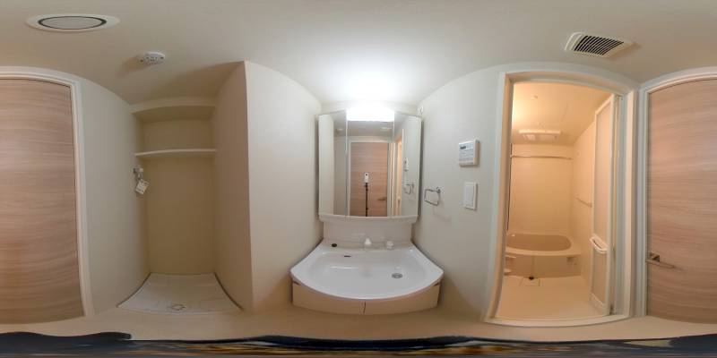 パノラマ画像洗面所