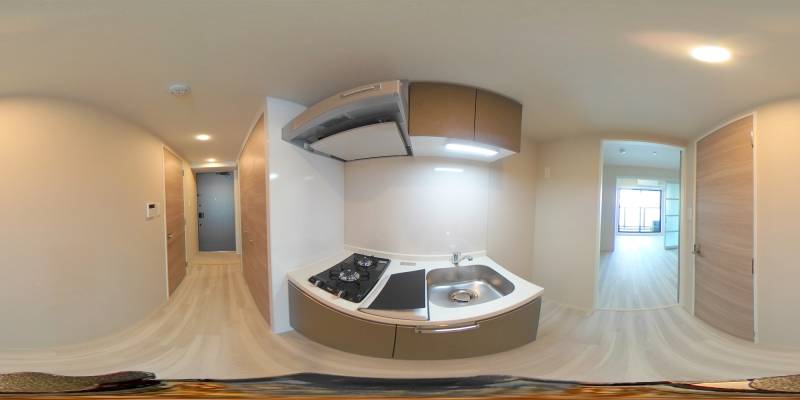 パノラマ画像キッチン