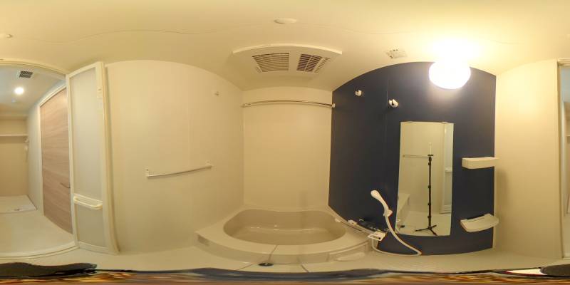 パノラマ画像バスルーム