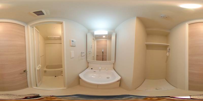 パノラマ画像洗面所